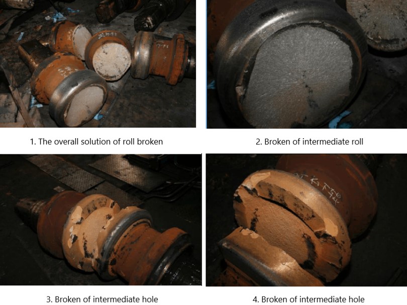 Discuss the cause of the broken roll